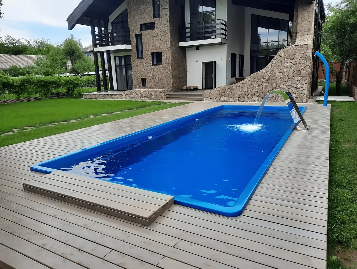 Композитный бассейн Laguna 9 — вид сверху в Тутаеве