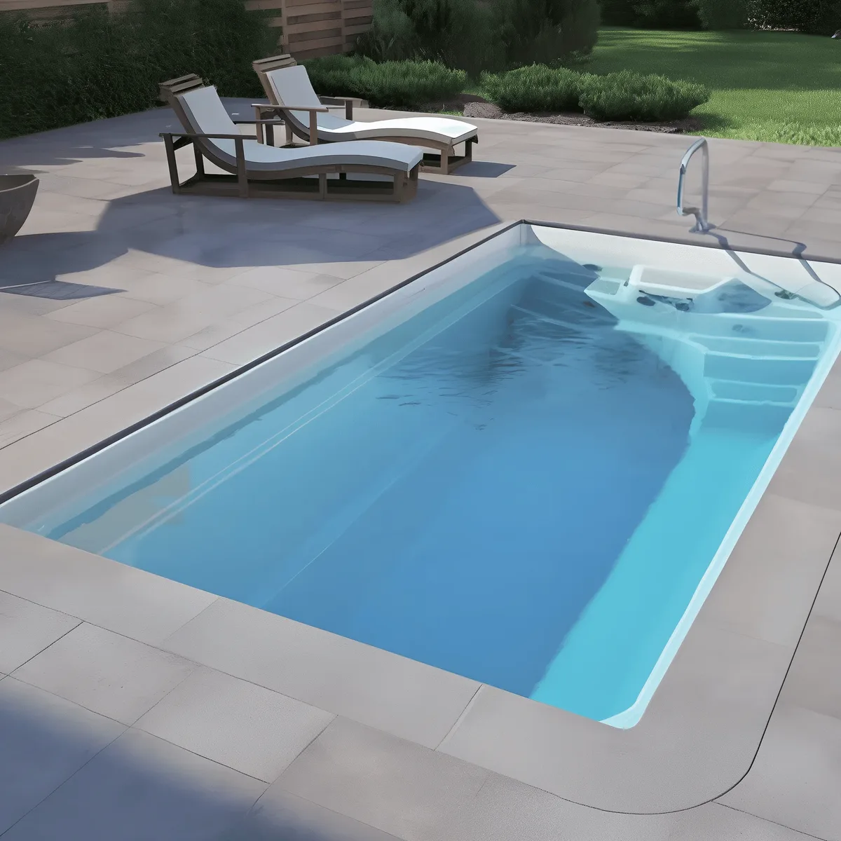 Композитный бассейн Laguna 5 — вид сверху в Тутаеве