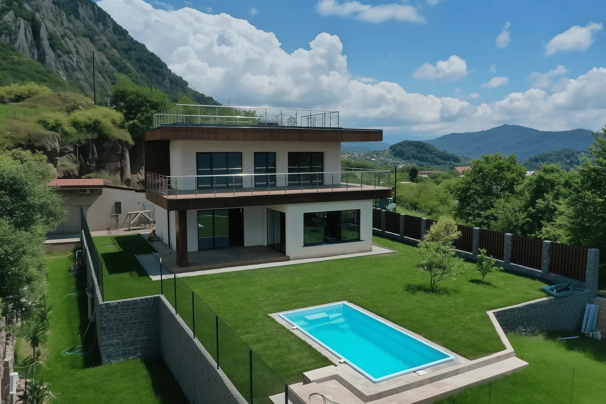 Композитный бассейн Laguna 6 — визуализация в Тутаеве