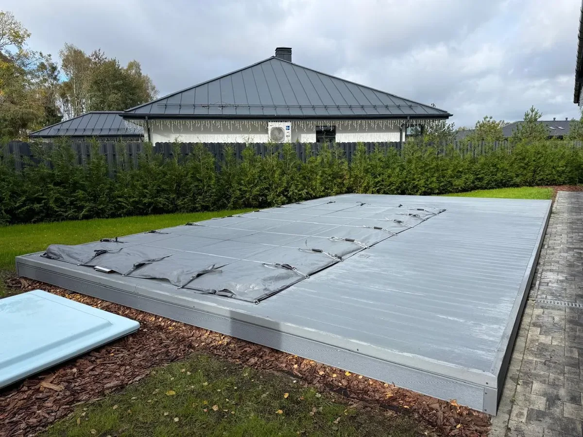 Покрывало Laguna Cover Mesh — установка в Тутаеве